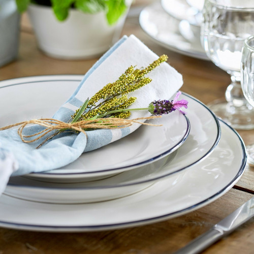 Costa Nova Beja Blue and White Dinnerware Costa Nova Beja Blue and White Dinnerware